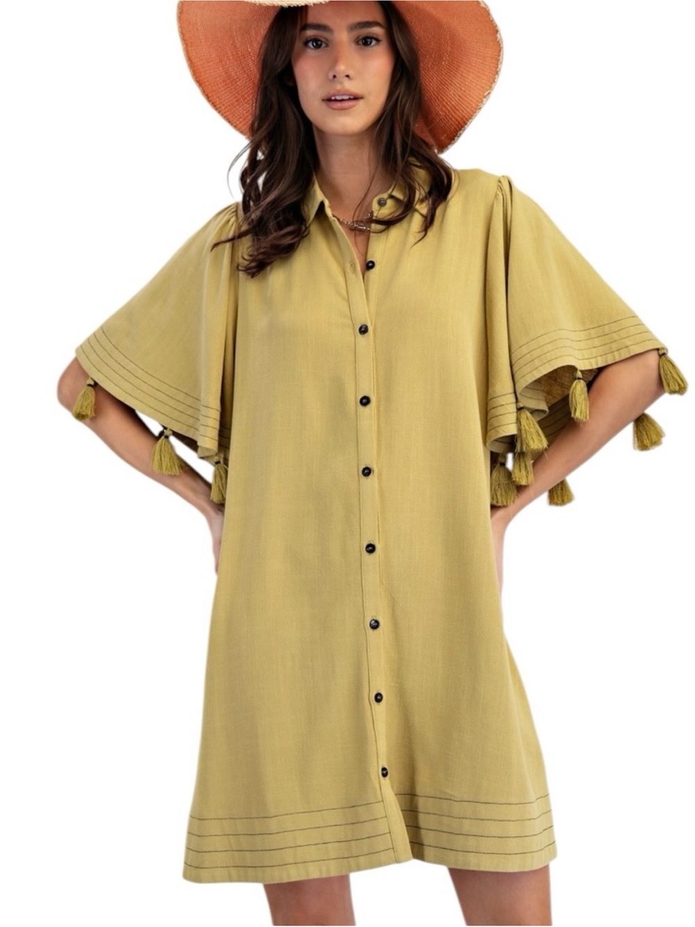 NWT Easel Dress in Kiwi Green